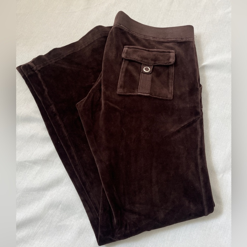 Brown Juicy track pants